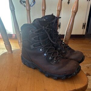 Sturdy Brown Leather Men's Boots